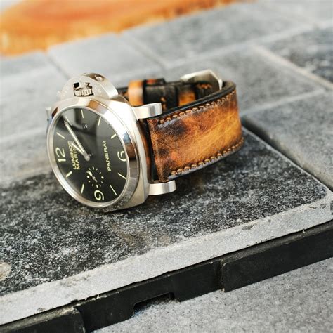 handmade panerai watch straps|aftermarket Panerai watch straps.